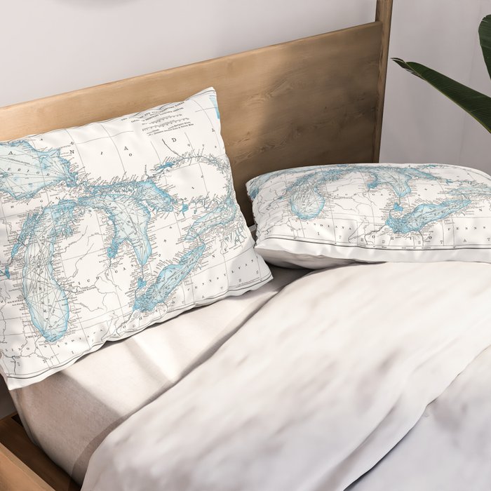 The Great Lakes Pillow Sham Gallery Image 2