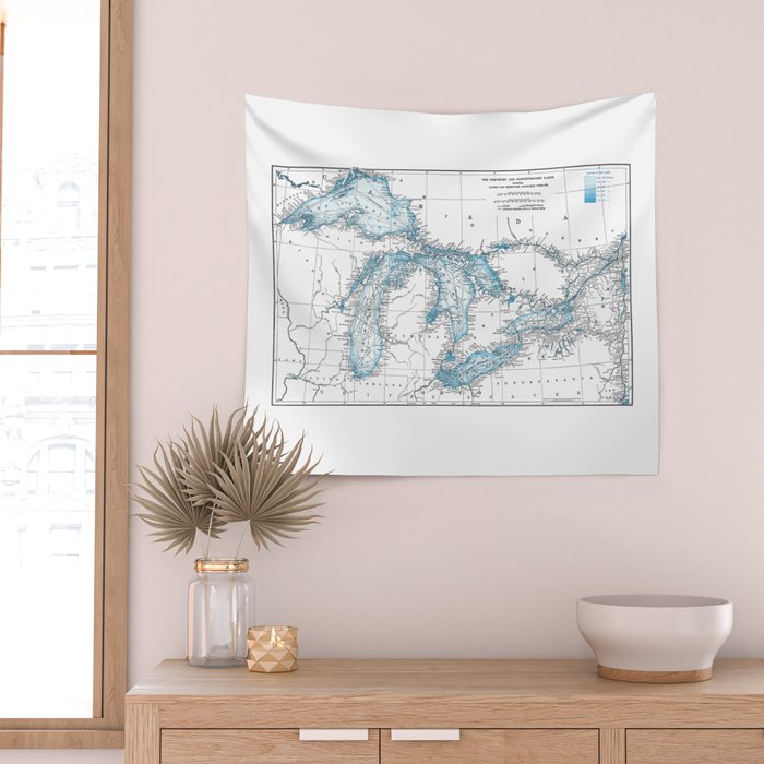 The Great Lakes Wall Tapestry Gallery Image 2