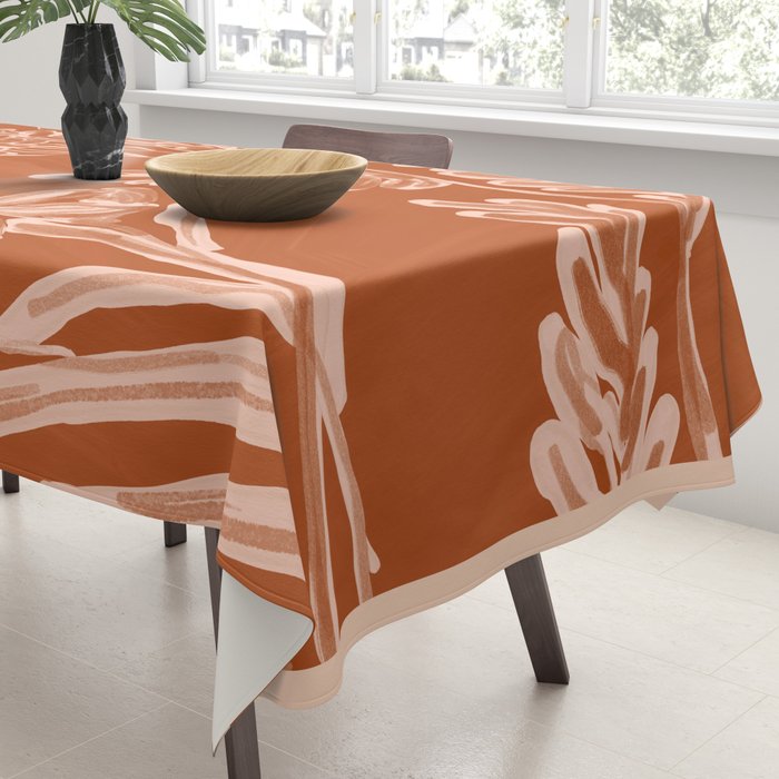 Minimalist wildflowers 2 Tablecloth Gallery Image 3