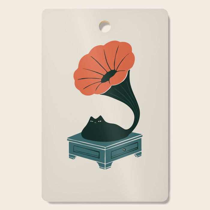 Grameowphone Cutting Board Gallery Image 1