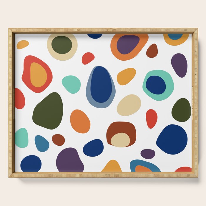 Terrazzo Abstract Pattern Serving Tray Gallery Image 1