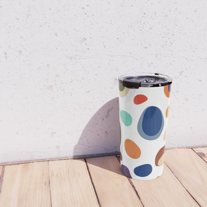 Terrazzo Abstract Pattern Travel Mug Gallery Image 4