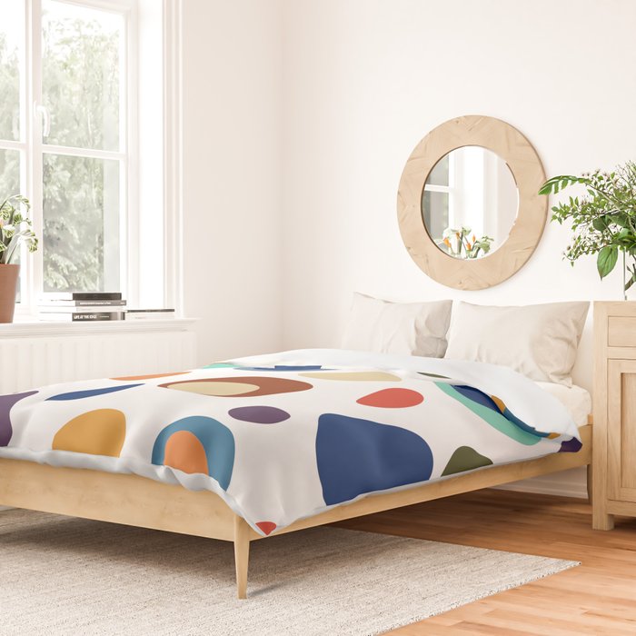 Terrazzo Abstract Pattern Duvet Cover Gallery Image 2