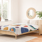 Terrazzo Abstract Pattern Duvet Cover Gallery Image 2