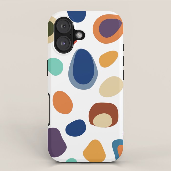 Terrazzo Abstract Pattern iPhone Case Gallery Image 1