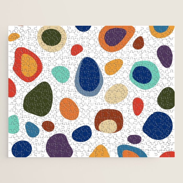 Terrazzo Abstract Pattern Jigsaw Puzzle Gallery Image 1