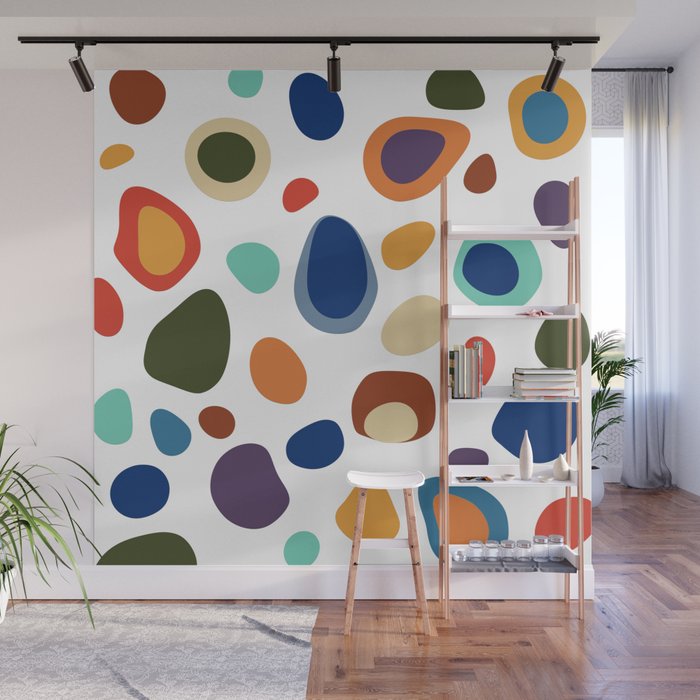 Terrazzo Abstract Pattern Wall Mural Gallery Image 1