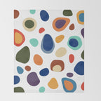 Terrazzo Abstract Pattern Throw Blanket Gallery Image 2