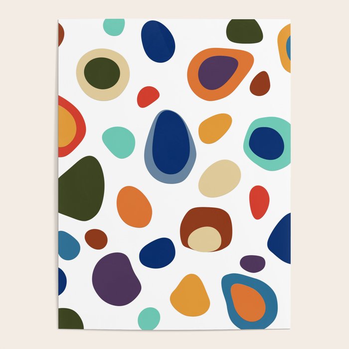 Terrazzo Abstract Pattern Poster Gallery Image 4
