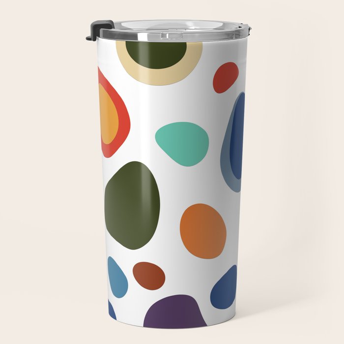 Terrazzo Abstract Pattern Travel Mug Gallery Image 3