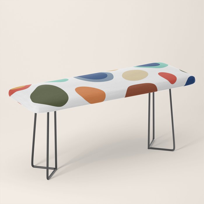 Terrazzo Abstract Pattern Bench