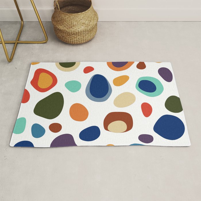 Terrazzo Abstract Pattern Rug Gallery Image 1
