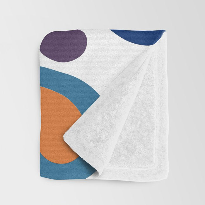 Terrazzo Abstract Pattern Throw Blanket Gallery Image 3