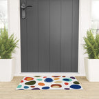 Terrazzo Abstract Pattern Welcome Mat Gallery Image 3