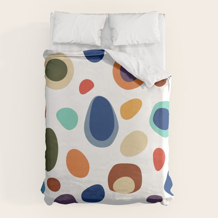 Terrazzo Abstract Pattern Duvet Cover Gallery Image 6