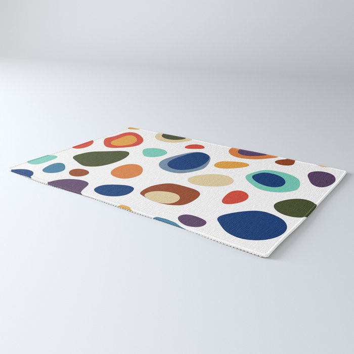Terrazzo Abstract Pattern Rug Gallery Image 3