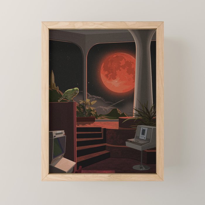 Kakapo's Nest Mini Art Print Gallery Image 1