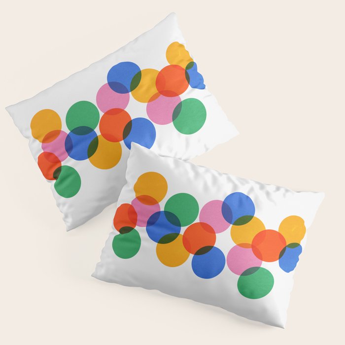 Bauhaus Circle Study Pillow Sham Gallery Image 1