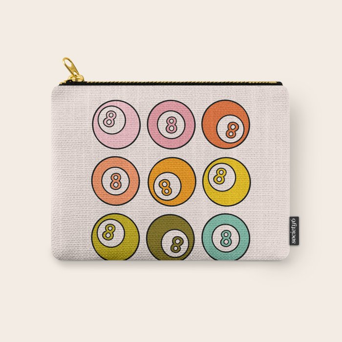 Rainbow Eight Ball Carry All Pouch Gallery Image 1
