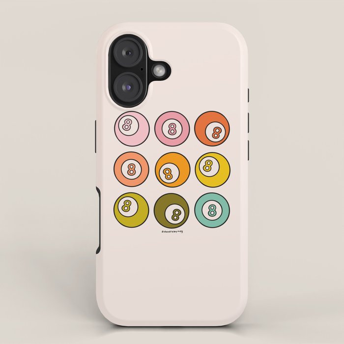 Rainbow Eight Ball iPhone Case Gallery Image 1