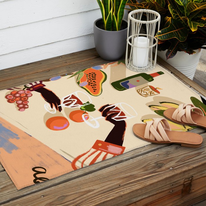 Cheers to You Outdoor Rug Gallery Image 2