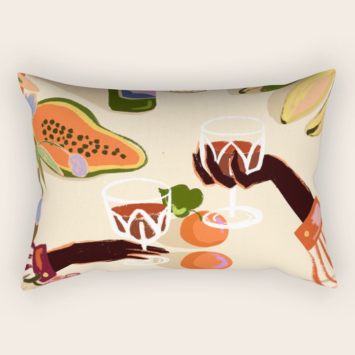 Cheers to You Rectangular Pillow Gallery Image 2