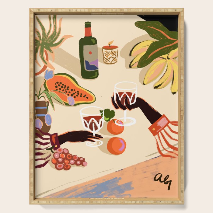 Cheers to You Serving Tray Gallery Image 1