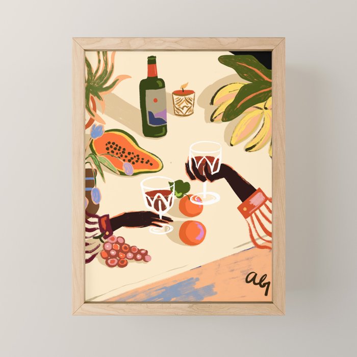 Cheers to You Mini Art Print Gallery Image 1