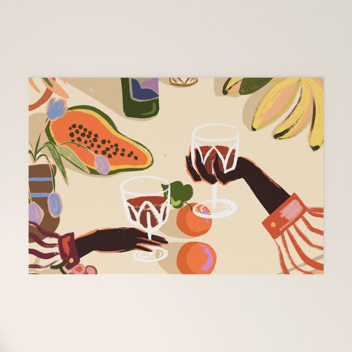 Cheers to You Welcome Mat Gallery Image 1