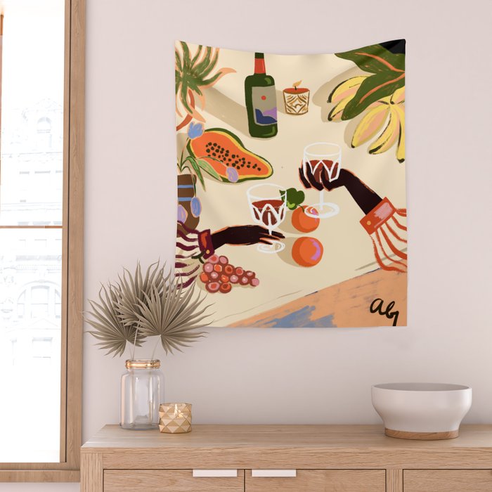Cheers to You Wall Tapestry Gallery Image 2