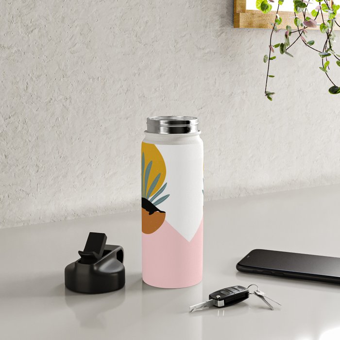 The Cat and The Sun III Water Bottle Gallery Image 4