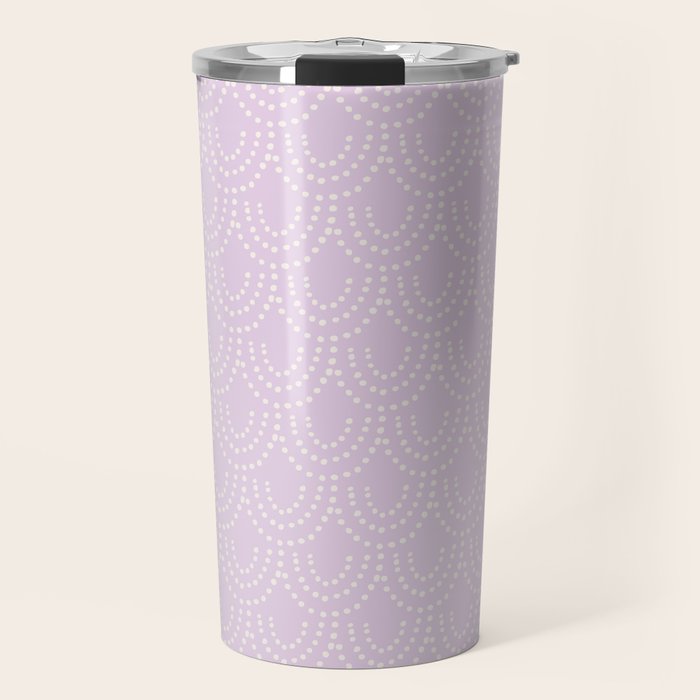 Dotted Scallop - Wisteria Travel Mug Gallery Image 1