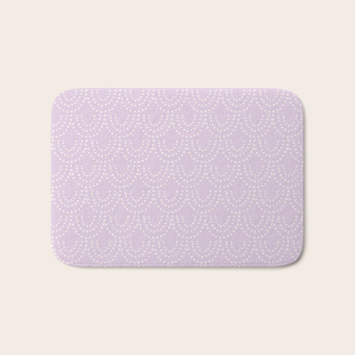 Dotted Scallop - Wisteria Bath Mat Gallery Image 1