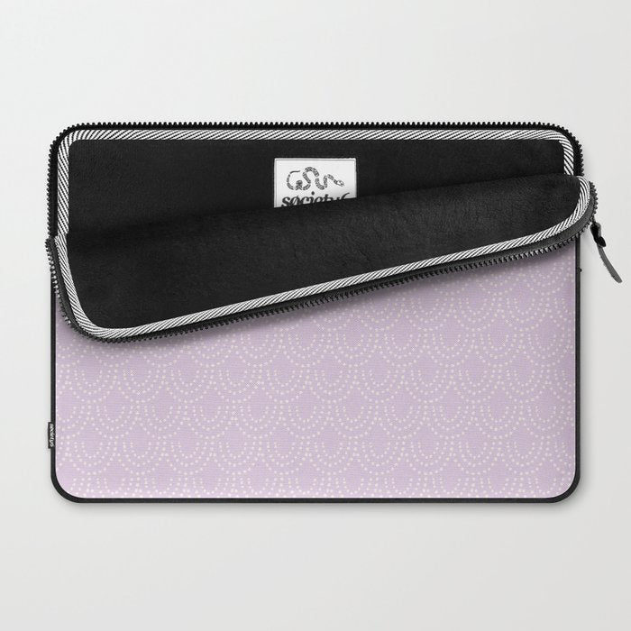 Dotted Scallop - Wisteria Laptop Sleeve Gallery Image 2