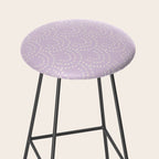 Dotted Scallop - Wisteria Stool Gallery Image 2
