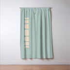Minimal Moon Phases IX Window Curtain Gallery Image 3