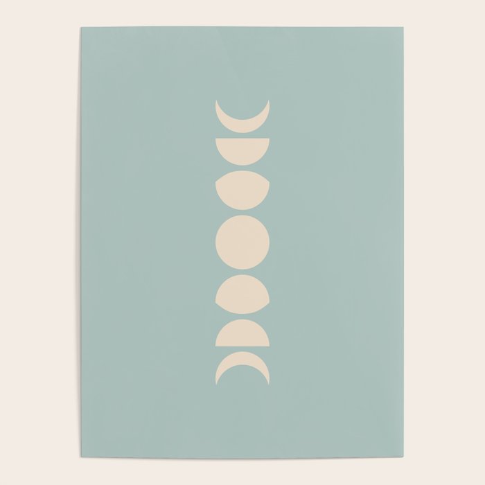 Minimal Moon Phases IX Poster Gallery Image 4