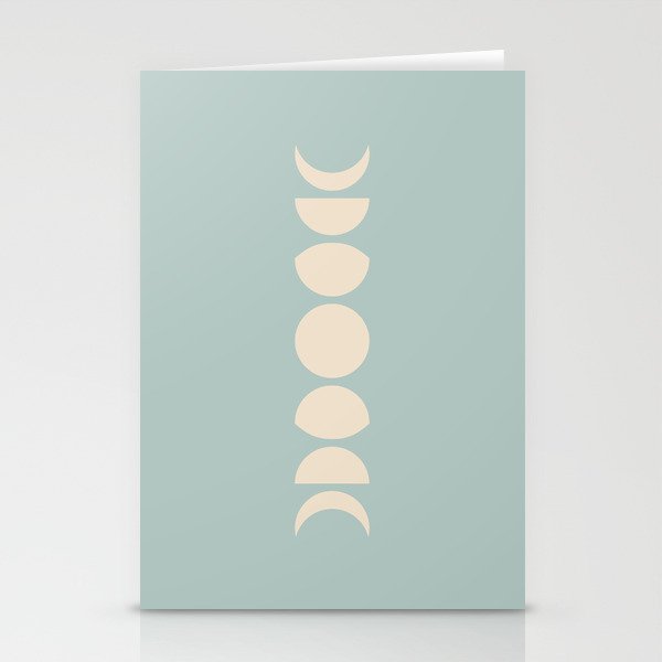 Minimal Moon Phases IX Stationery Card Gallery Image 2
