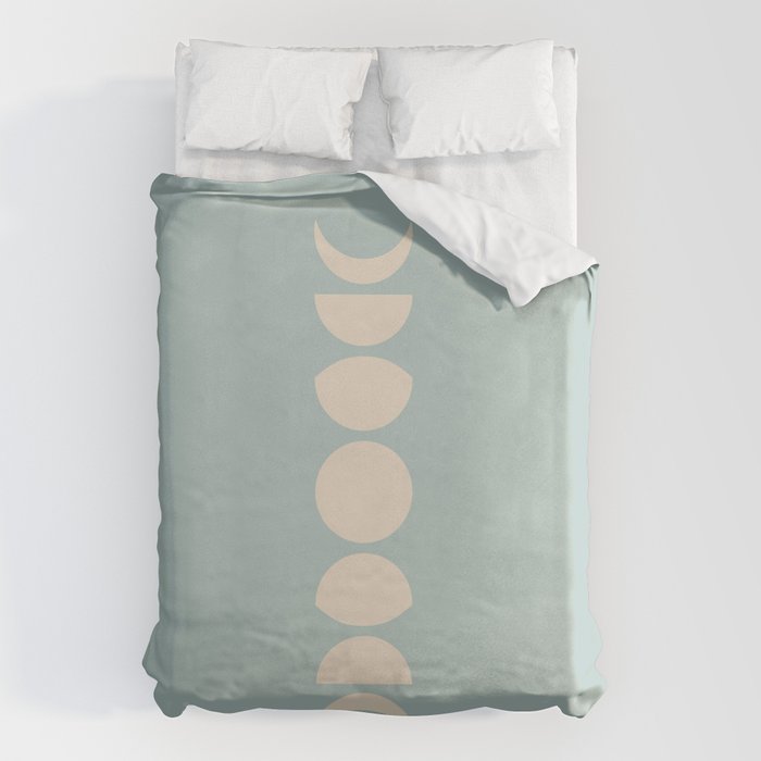 Minimal Moon Phases IX Duvet Cover Gallery Image 6