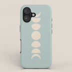 Minimal Moon Phases IX iPhone Case Gallery Image 1