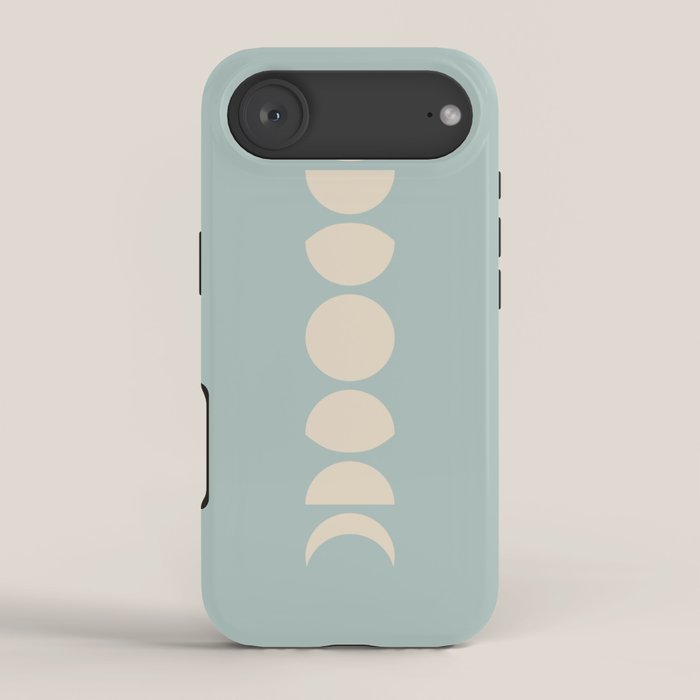 Minimal Moon Phases IX iPhone Case Gallery Image 2