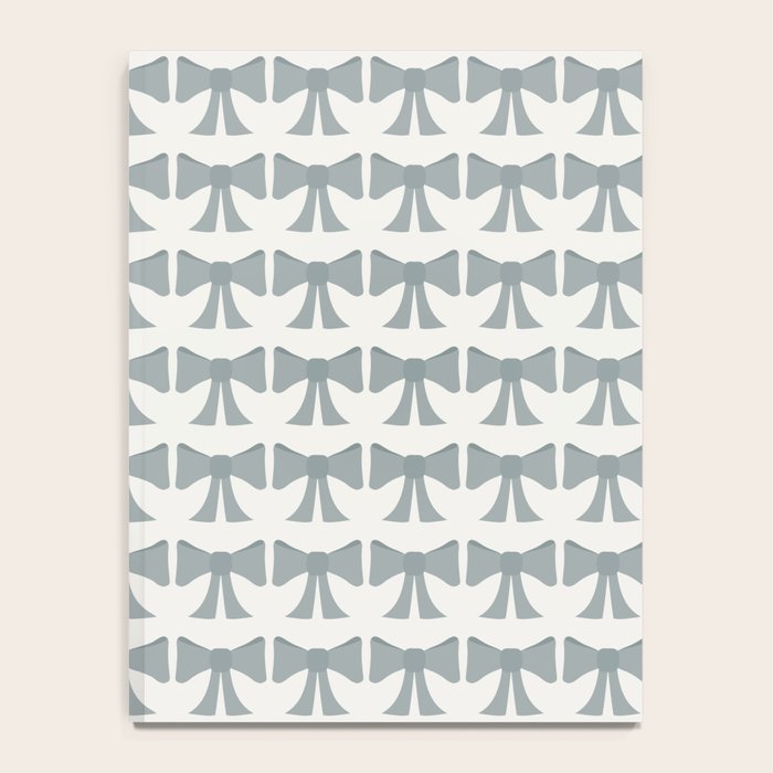 Vintage Bows XII Blue Sage Notebook Gallery Image 4