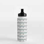 Vintage Bows XII Blue Sage Water Bottle Gallery Image 2