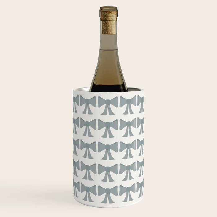 Vintage Bows XII Blue Sage Wine Chiller Gallery Image 1