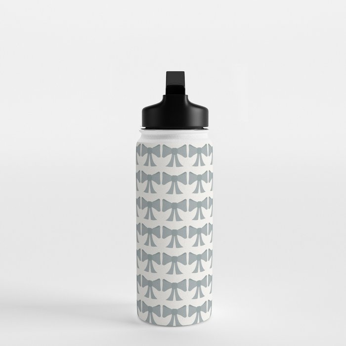 Vintage Bows XII Blue Sage Water Bottle Gallery Image 3