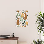 Spring Cheetah Pattern I - Green and Yellow Poster Gallery Image 2