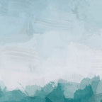Immersed in a Wave - Aqua Teal Turquoise Denim Blue Surfer Abstract Nature Ocean Painting Art Print Coffee Mug Gallery Image 2