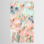 Abstract painting of flowers and plants Tablecloth Gallery Image 2