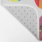 Gay pride rainbow gender flags beard men Bath Mat Gallery Image 2