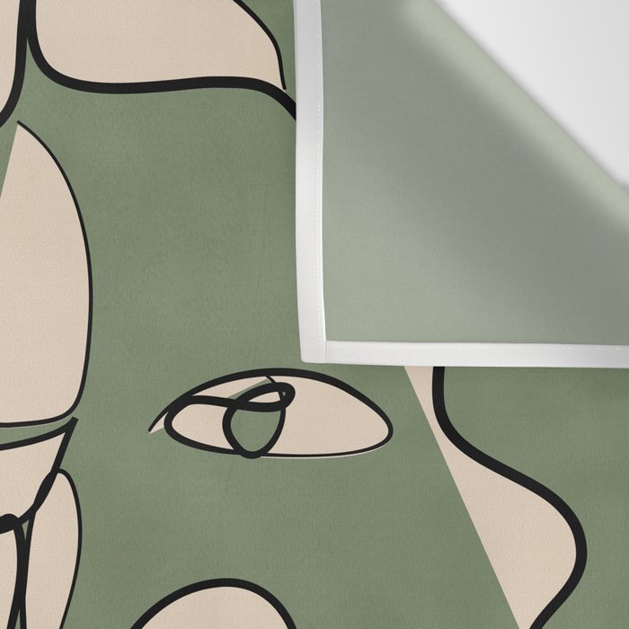 Abstract Faces 8 Wall Tapestry Gallery Image 3